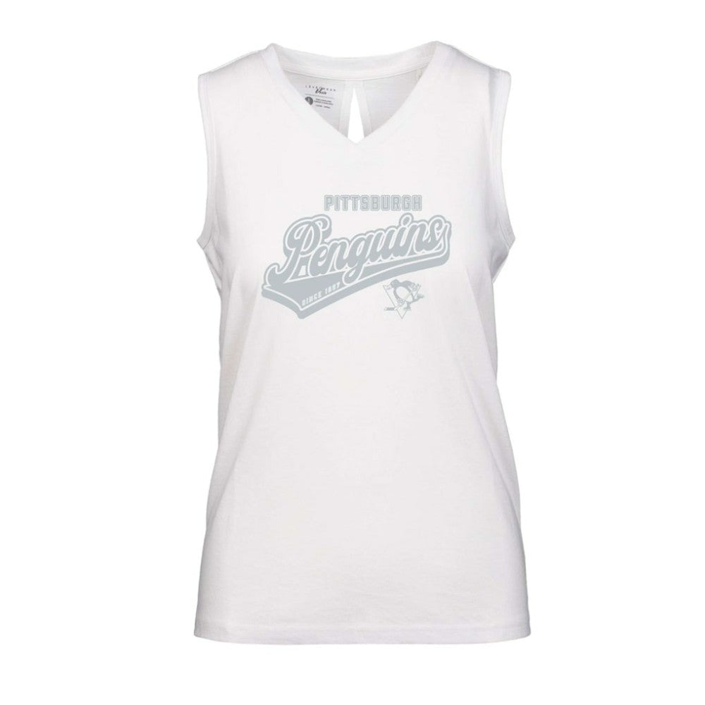 Pittsburgh Penguins Levelwear Women's Paisley Sweep V-Neck Tank Top -  NHL Tank Top