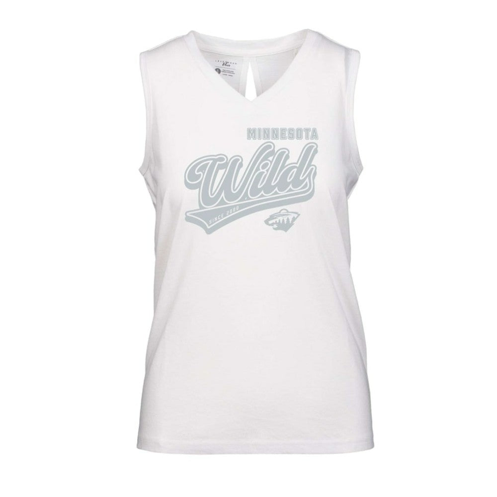 Minnesota Wild Levelwear Women's Paisley Sweep V-Neck Tank Top -  NHL Tank Top