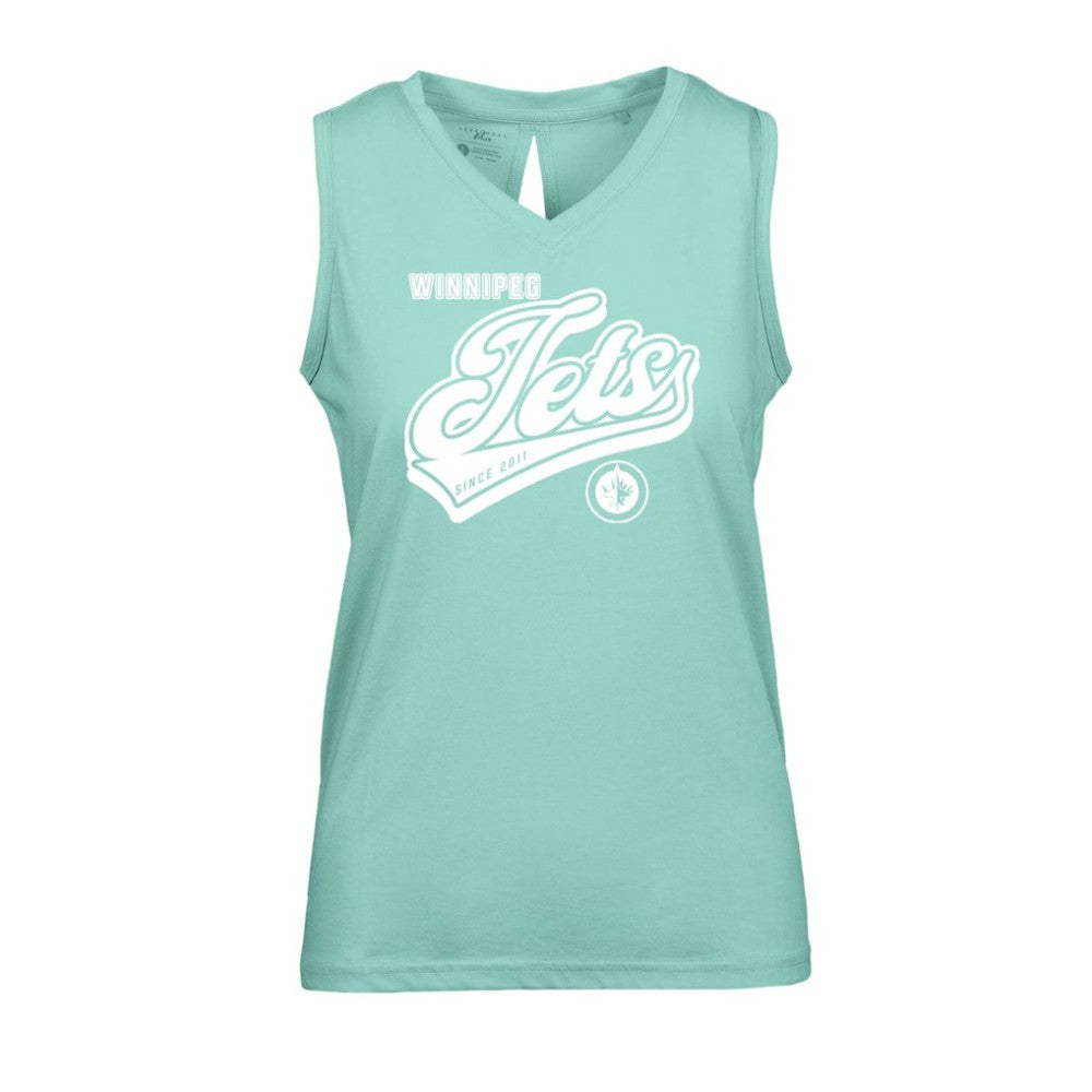 Winnipeg Jets Levelwear Women's Paisley Sweep V-Neck Tank Top -  NHL Tank Top