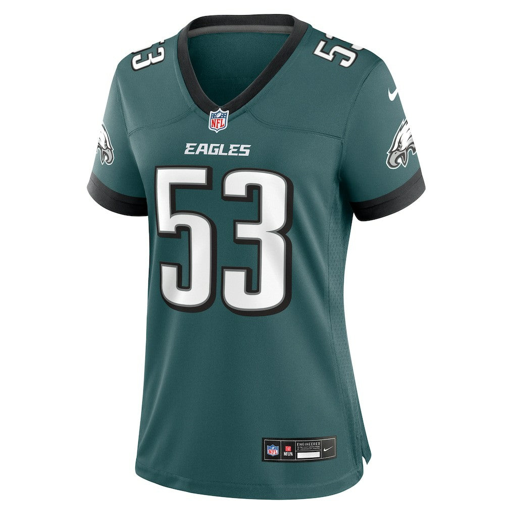 Philadelphia Eagles Zack Baun  Women's Game Jersey | NFL New