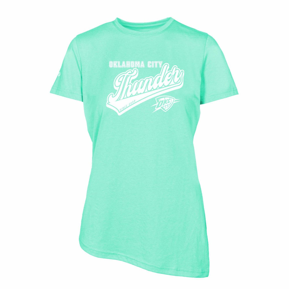 Mint Oklahoma City Thunder Levelwear Women's Birch Sweep T-Shirt | NBA