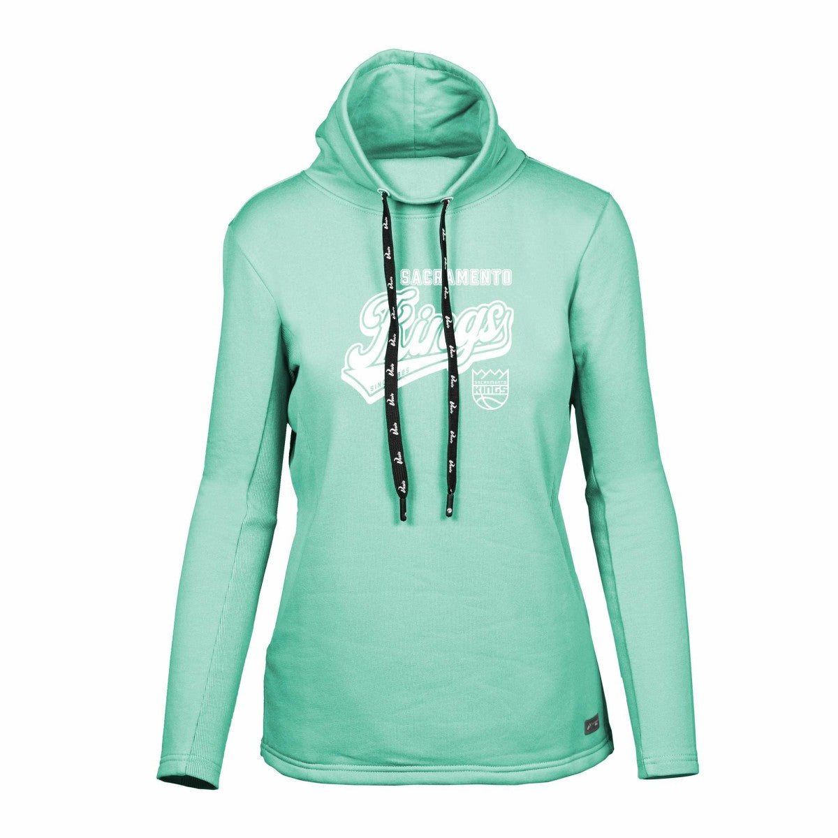 Mint Sacramento Kings Levelwear Women's Loop Sweep Pullover Sweatshirt | NBA
