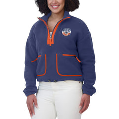 Edmonton Oilers WEAR by Erin Andrews Women's Polar Fleece Half-Zip Jacket -  NHL Jackets