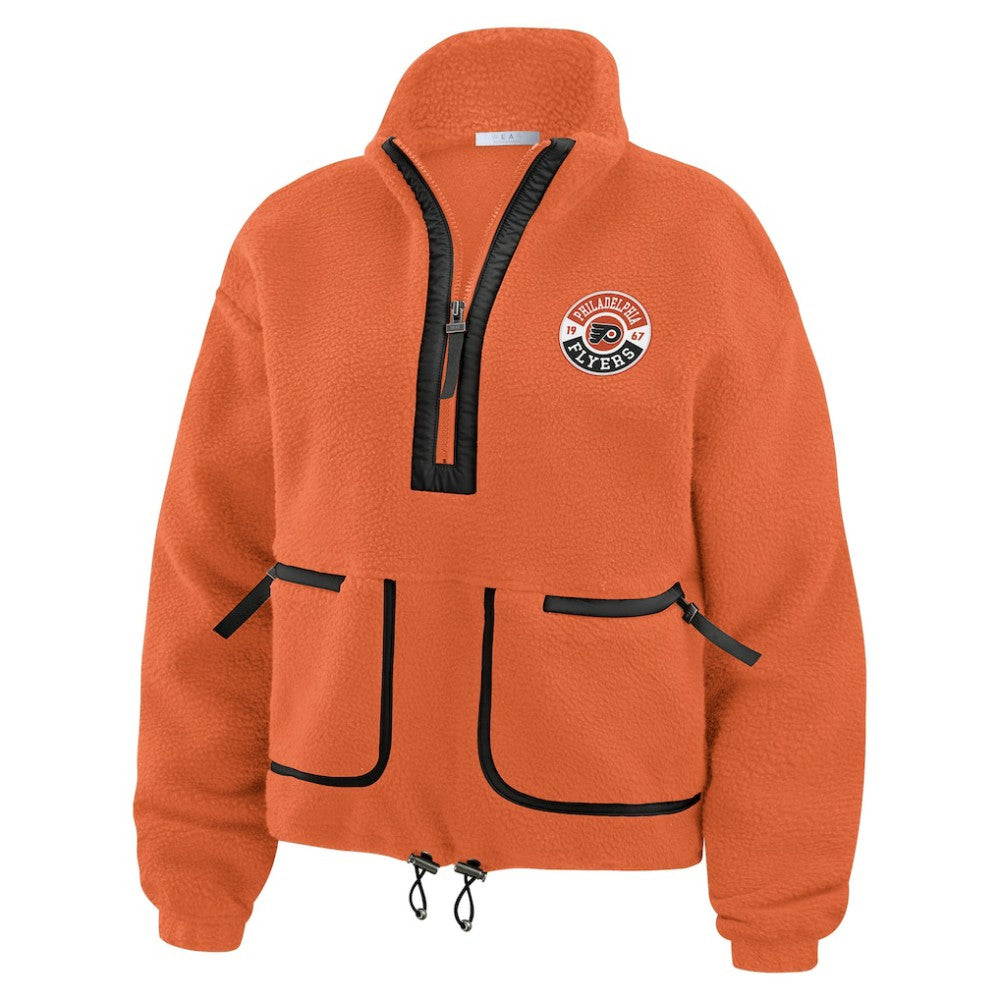 Philadelphia Flyers WEAR by Erin Andrews Women's Polar Fleece Half-Zip Jacket -  NHL Jackets