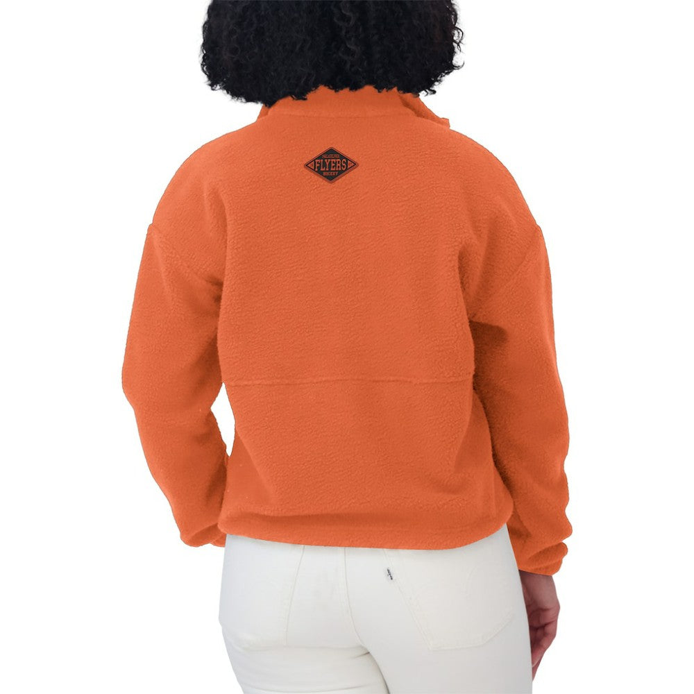 Philadelphia Flyers WEAR by Erin Andrews Women's Polar Fleece Half-Zip Jacket -  NHL Jackets