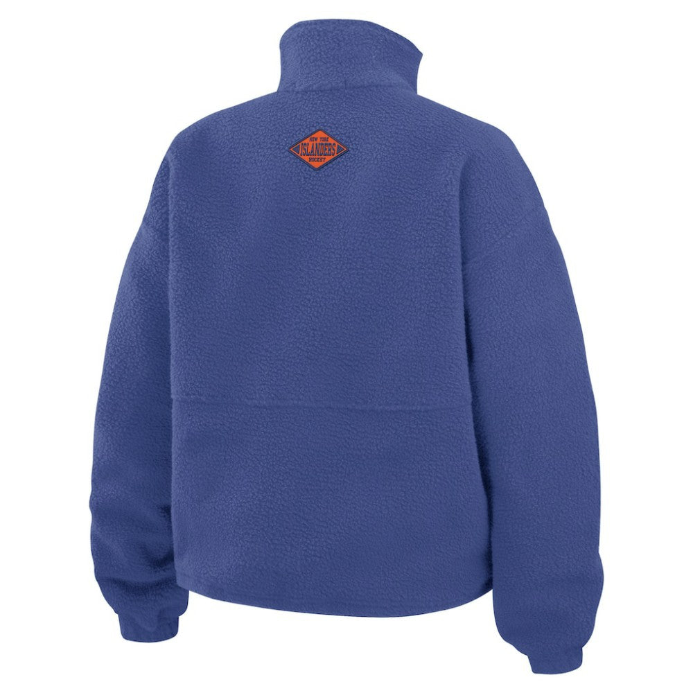 New York Islanders WEAR by Erin Andrews Women's Polar Fleece Half-Zip Jacket -  NHL Jackets