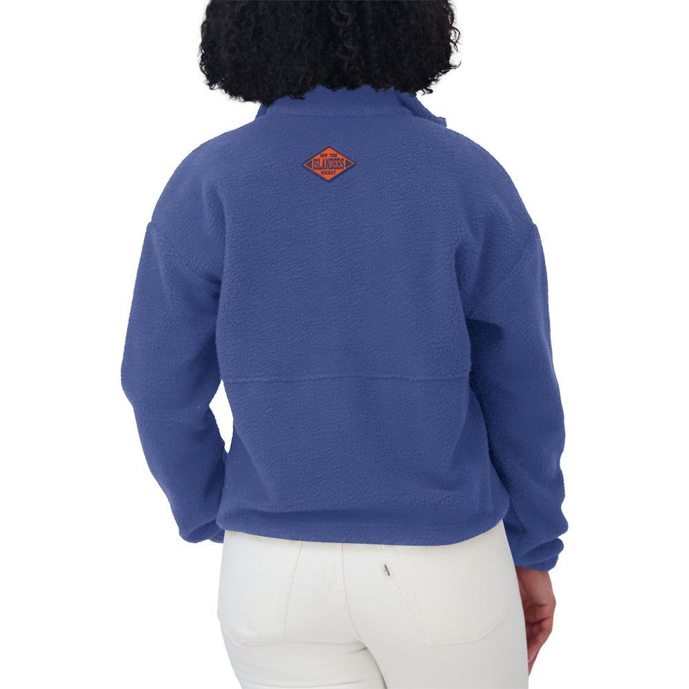 New York Islanders WEAR by Erin Andrews Women's Polar Fleece Half-Zip Jacket -  NHL Jackets