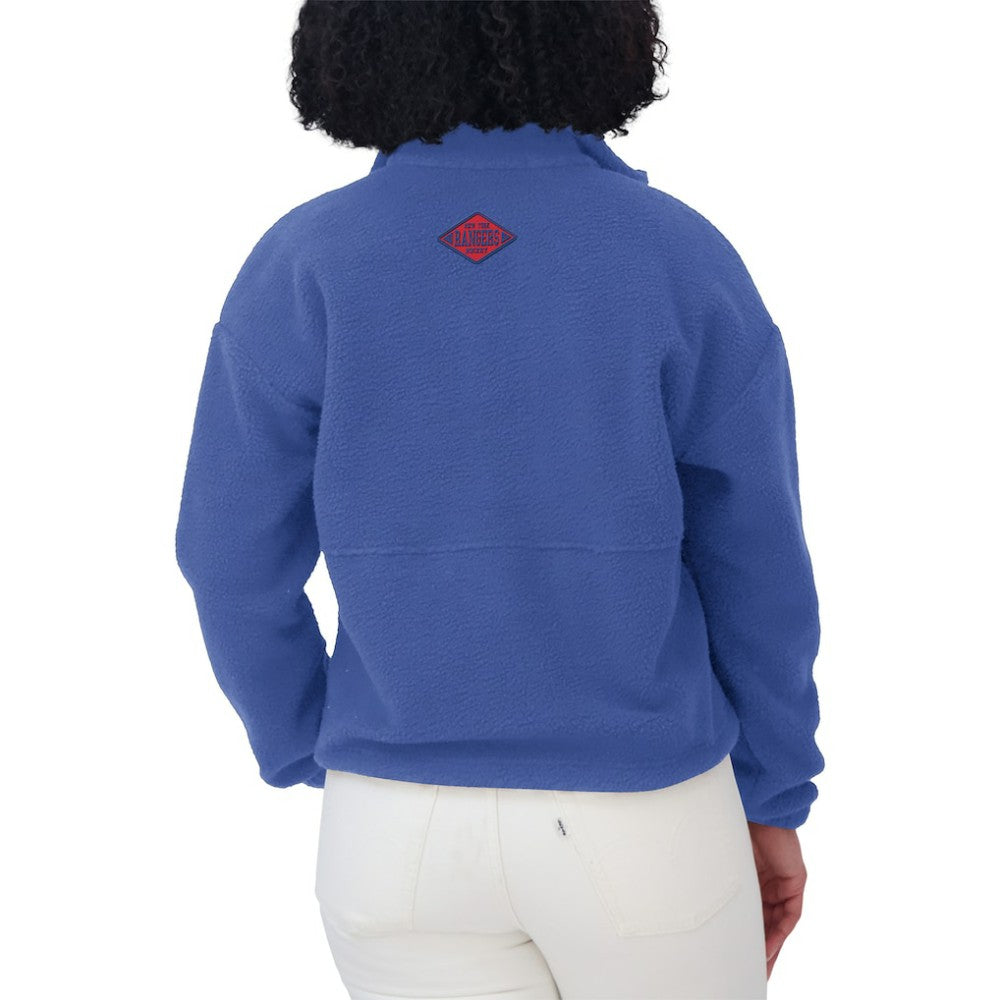 New York Rangers WEAR by Erin Andrews Women's Polar Fleece Half-Zip Jacket -  NHL Jackets