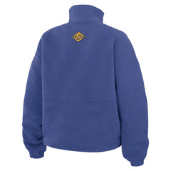 St. Louis Blues WEAR by Erin Andrews Women's Polar Fleece Half-Zip Jacket -  NHL Jackets