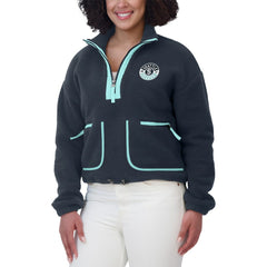 Seattle Kraken WEAR by Erin Andrews Women's Polar Fleece Half-Zip Jacket -  NHL Jackets