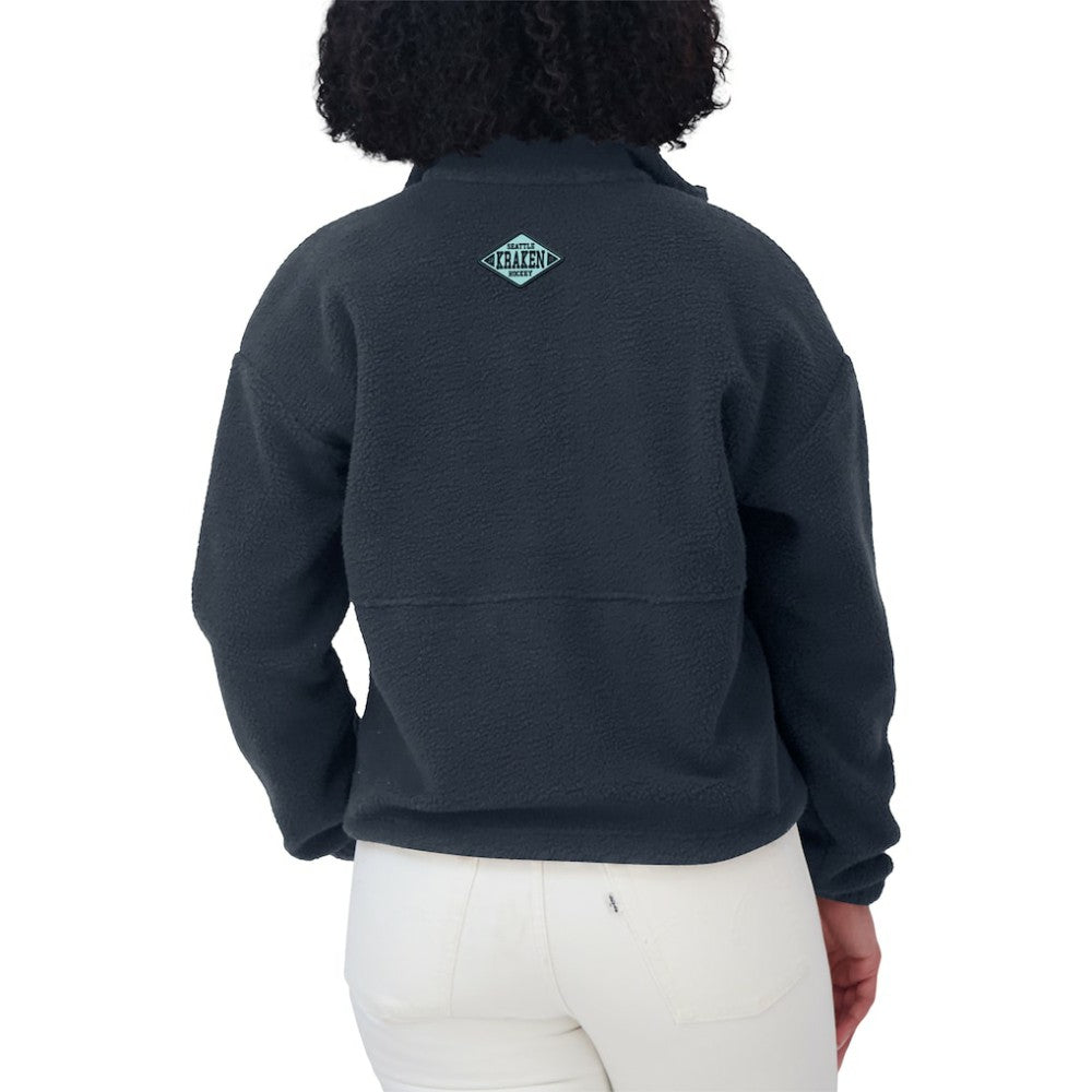 Seattle Kraken WEAR by Erin Andrews Women's Polar Fleece Half-Zip Jacket -  NHL Jackets