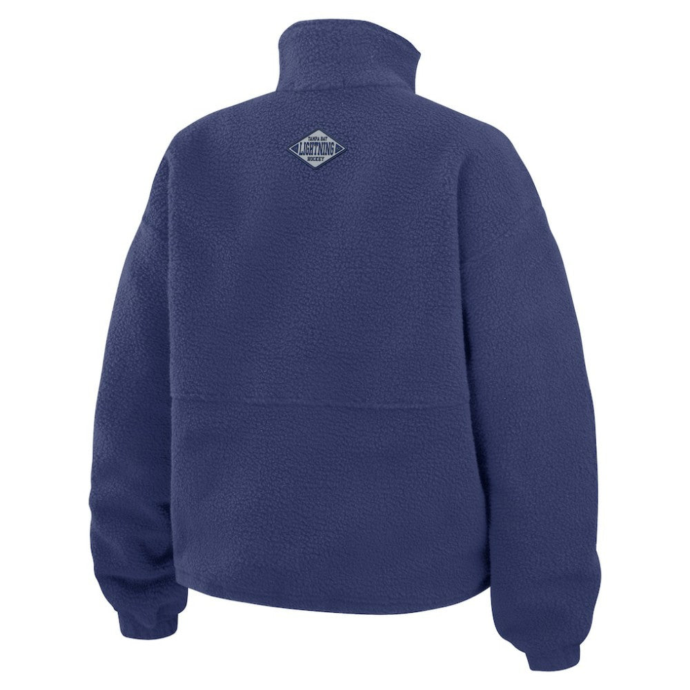 Tampa Bay Lightning WEAR by Erin Andrews Women's Polar Fleece Half-Zip Jacket -  NHL Jackets