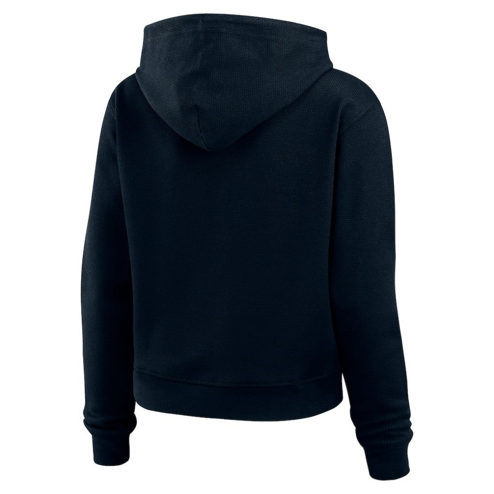 Seattle Kraken WEAR by Erin Andrews Women's Waffle-Knit Pullover Hoodie -  NHL Hoodies