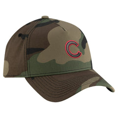 Chicago Cubs New Era Woodland Team Pop 9FORTY A-Frame Adjustable Hat - MLB Hats