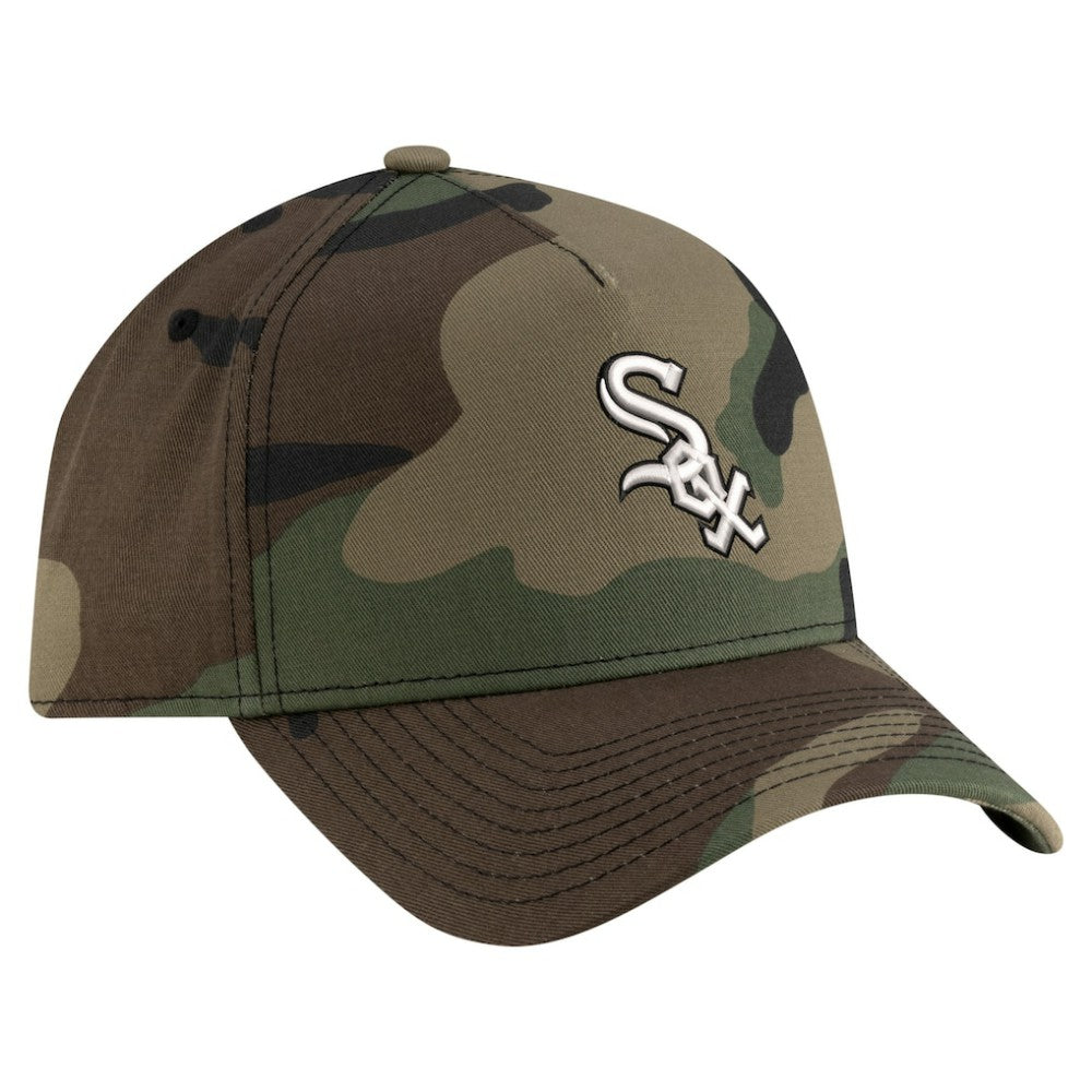 Chicago White Sox New Era Woodland Team Pop 9FORTY A-Frame Adjustable Hat - MLB Hats