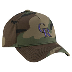 Colorado Rockies New Era Woodland Team Pop 9FORTY A-Frame Adjustable Hat - MLB Hats