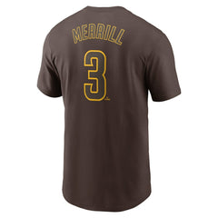 Jackson Merrill San Diego Padres Nike Fuse Name & Number T-Shirt - MLB T-shirts
