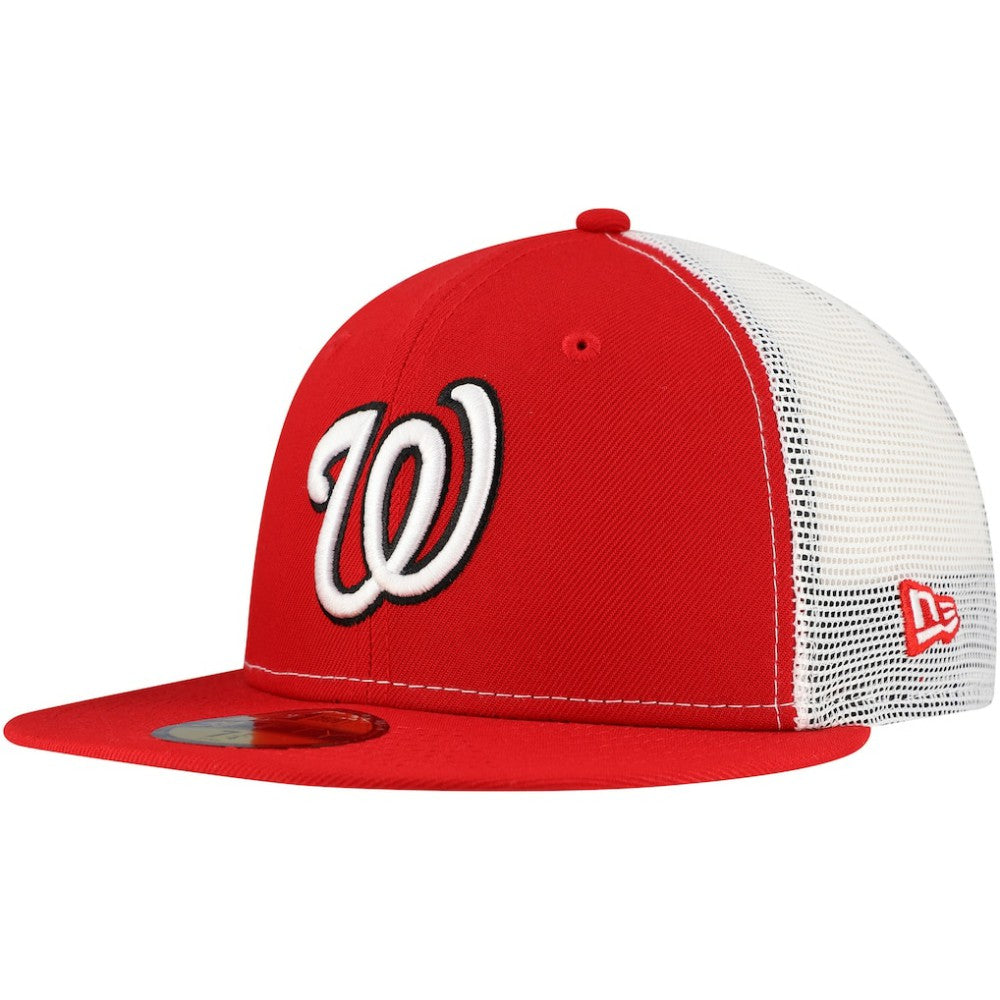 Washington Nationals New Era Team Color 59FIFTY Trucker Fitted Hat - MLB Hats