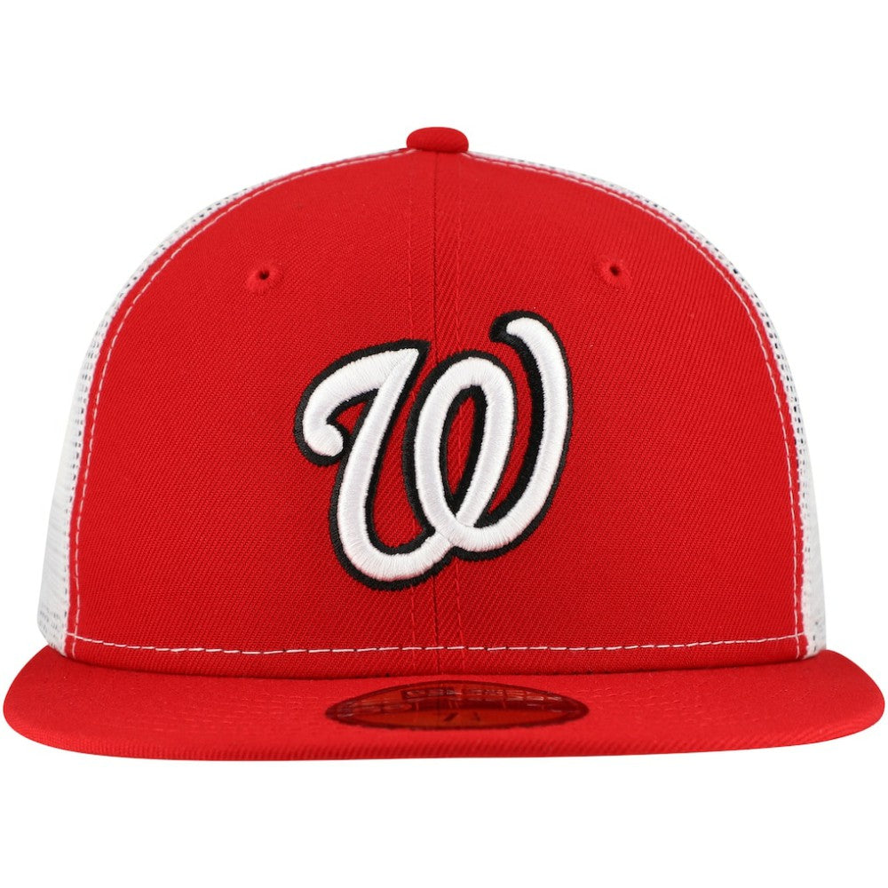 Washington Nationals New Era Team Color 59FIFTY Trucker Fitted Hat - MLB Hats
