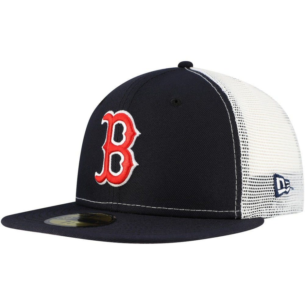 Boston Red Sox New Era Team Color 59FIFTY Trucker Fitted Hat - MLB Hats