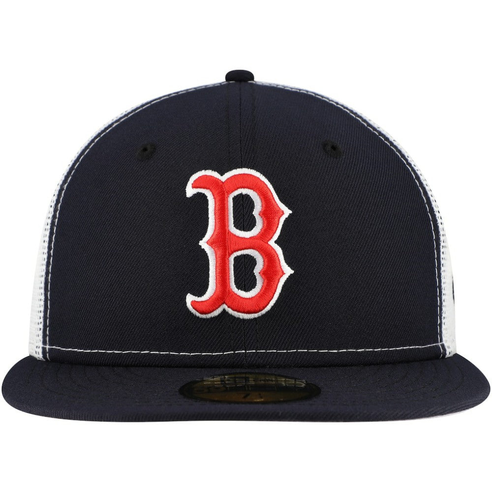 Boston Red Sox New Era Team Color 59FIFTY Trucker Fitted Hat - MLB Hats