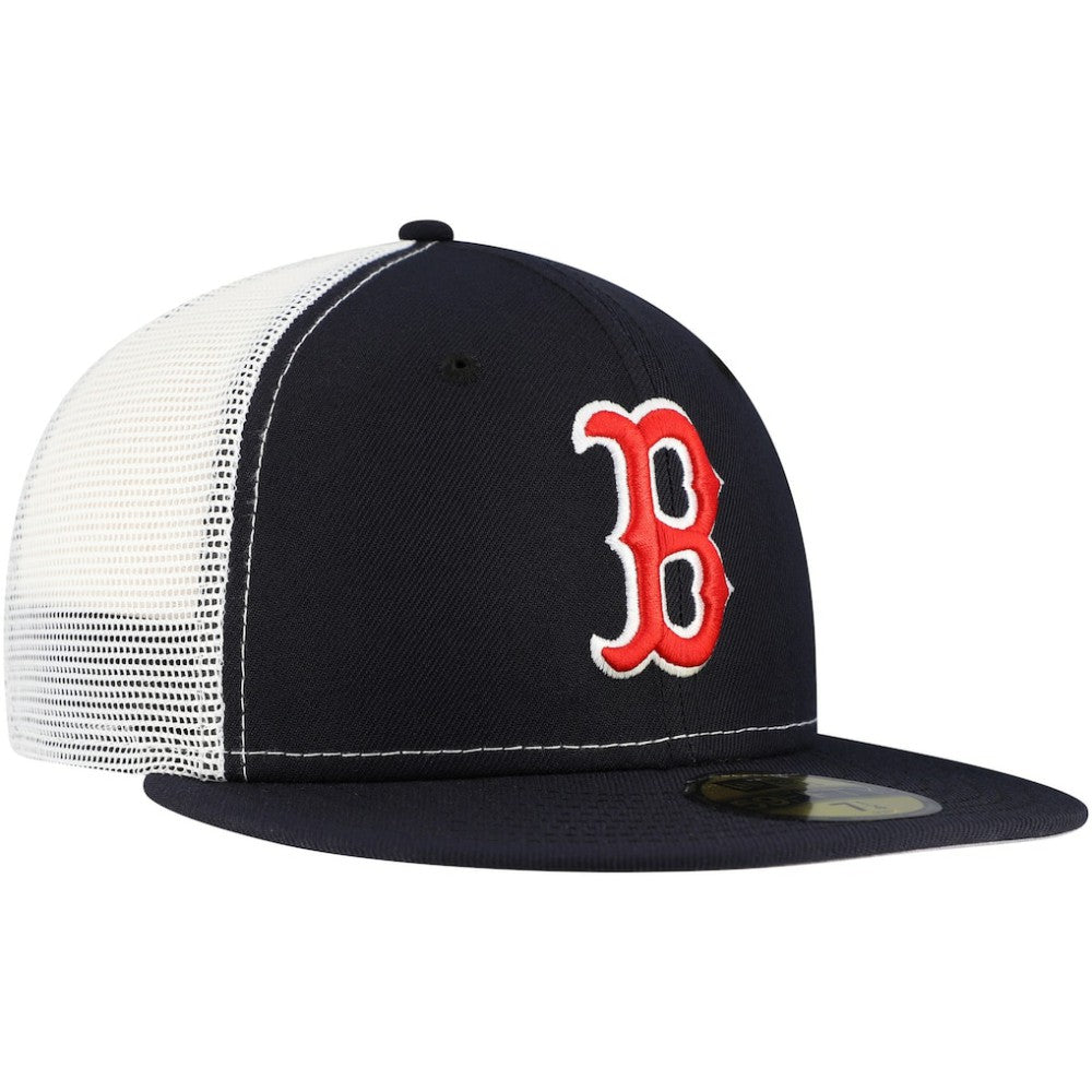 Boston Red Sox New Era Team Color 59FIFTY Trucker Fitted Hat - MLB Hats