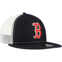 Boston Red Sox New Era Team Color 59FIFTY Trucker Fitted Hat - MLB Hats