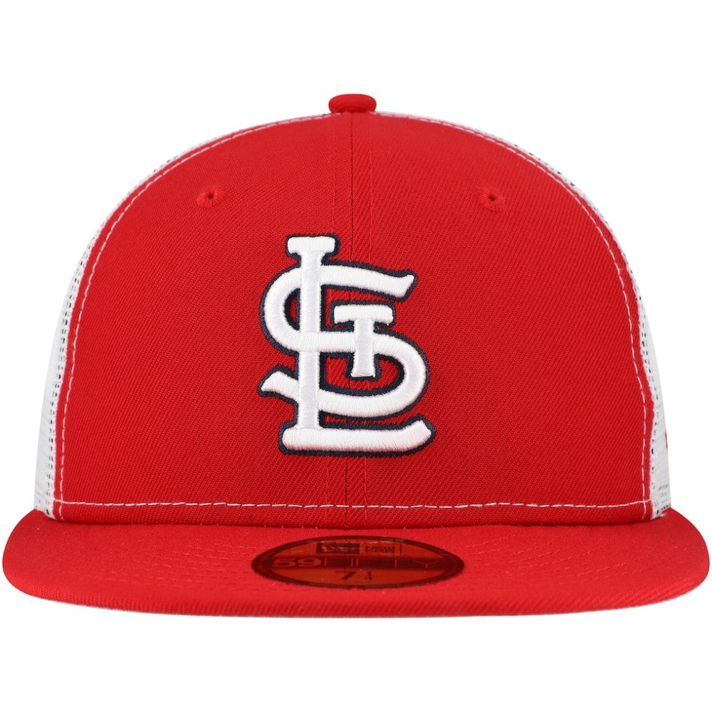 St. Louis Cardinals New Era Team Color 59FIFTY Trucker Fitted Hat - MLB Hats