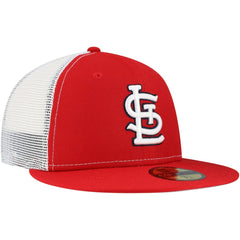 St. Louis Cardinals New Era Team Color 59FIFTY Trucker Fitted Hat - MLB Hats