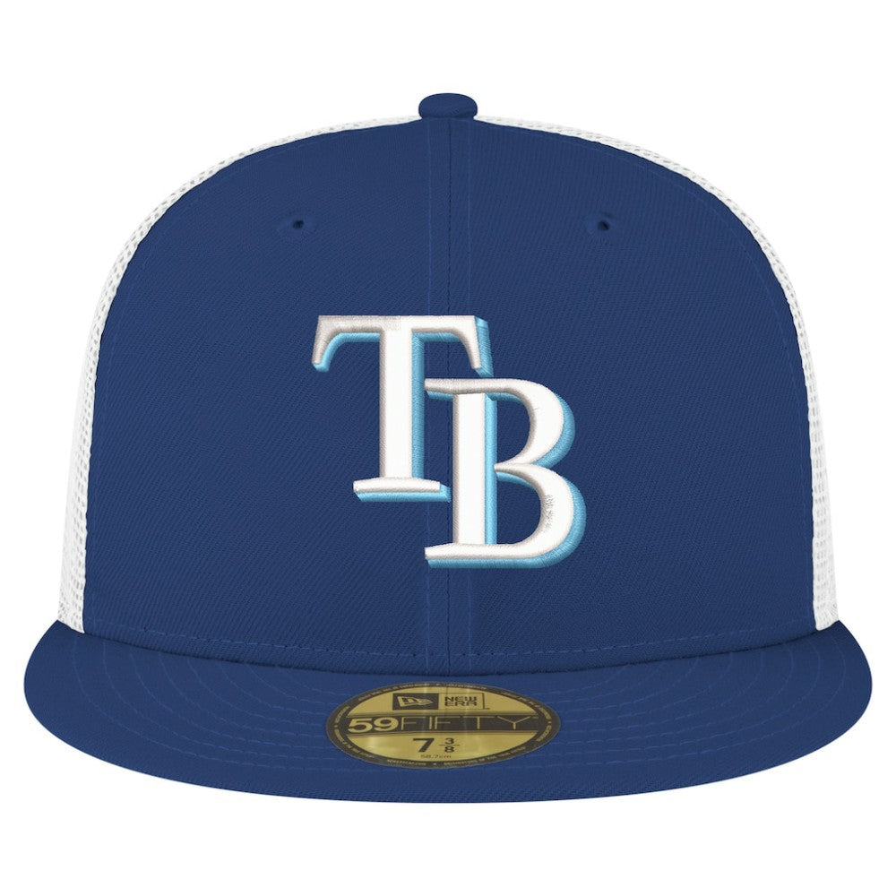 Tampa Bay Rays New Era Team Color 59FIFTY Trucker Fitted Hat - MLB Hats