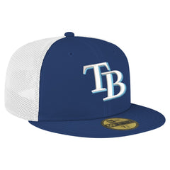 Tampa Bay Rays New Era Team Color 59FIFTY Trucker Fitted Hat - MLB Hats