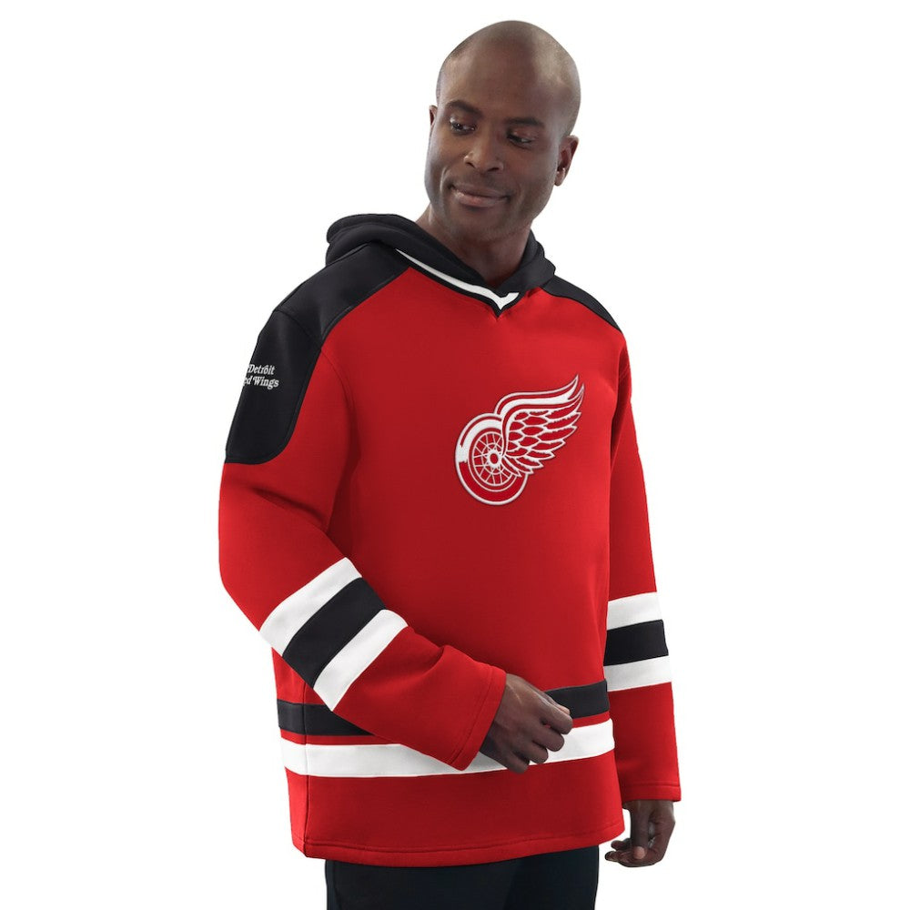 Detroit Red Wings Starter Hockey Pullover Hoodie -  NHL Hoodies