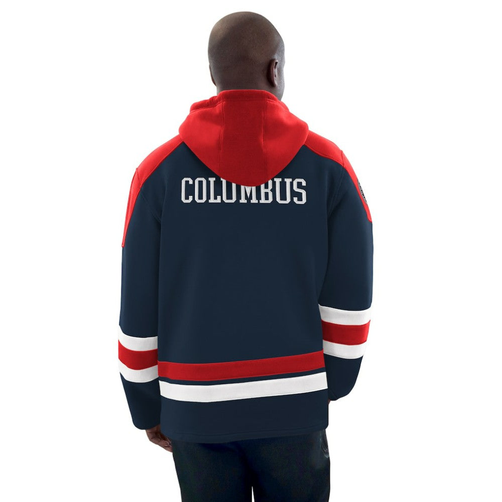 Columbus Blue Jackets Starter Hockey Pullover Hoodie -  NHL Hoodies