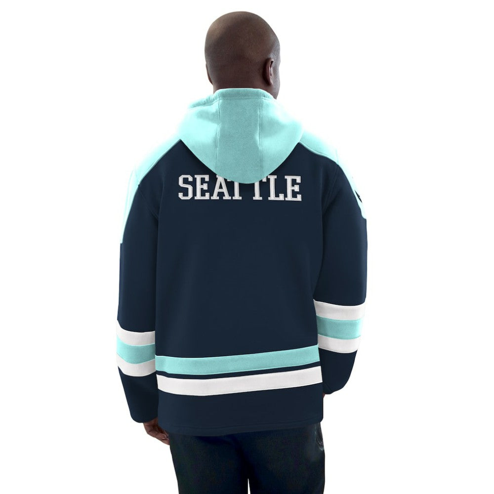 Seattle Kraken Starter Hockey Pullover Hoodie -  NHL Hoodies
