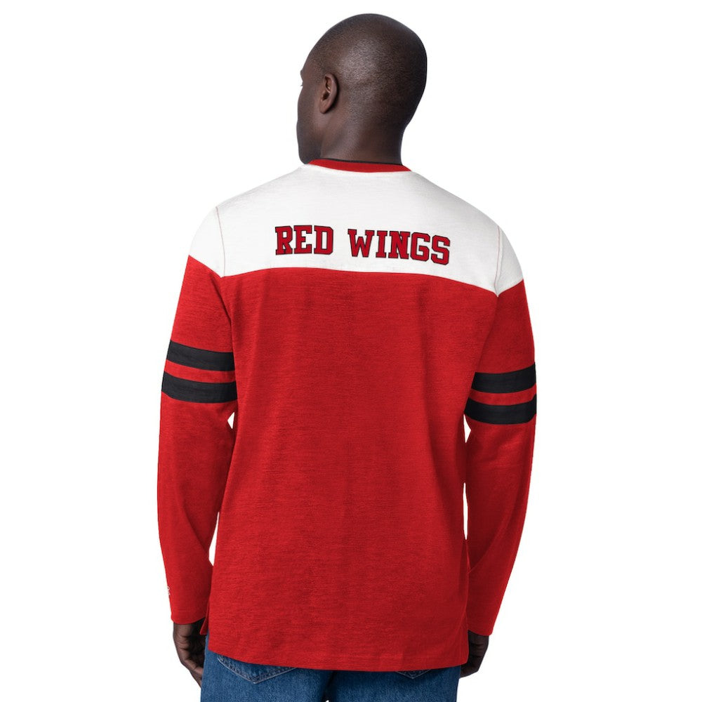 Detroit Red Wings Starter Blitz Durene Long Sleeve T-Shirt -  NHL T-shirts