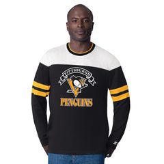 Pittsburgh Penguins Starter Blitz Durene Long Sleeve T-Shirt -  NHL T-shirts