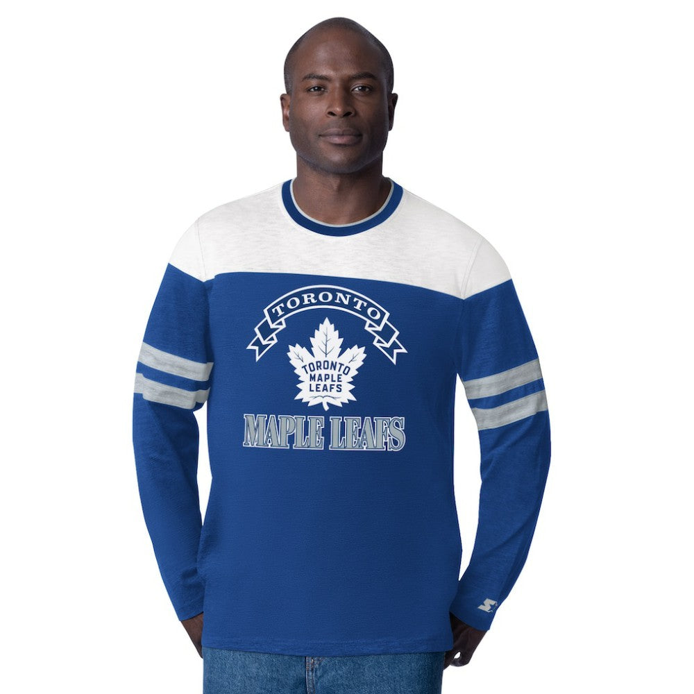 Toronto Maple Leafs Starter Blitz Durene Long Sleeve T-Shirt -  NHL T-shirts