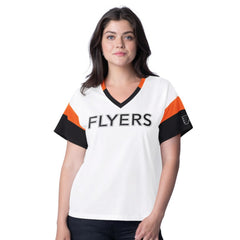 Philadelphia Flyers G-III 4Her by Carl Banks Women's Rink Oversized Rhinestone V-Neck T-Shirt -  NHL T-shirts