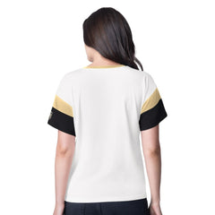 Vegas Golden Knights G-III 4Her by Carl Banks Women's Rink Oversized Rhinestone V-Neck T-Shirt -  NHL T-shirts