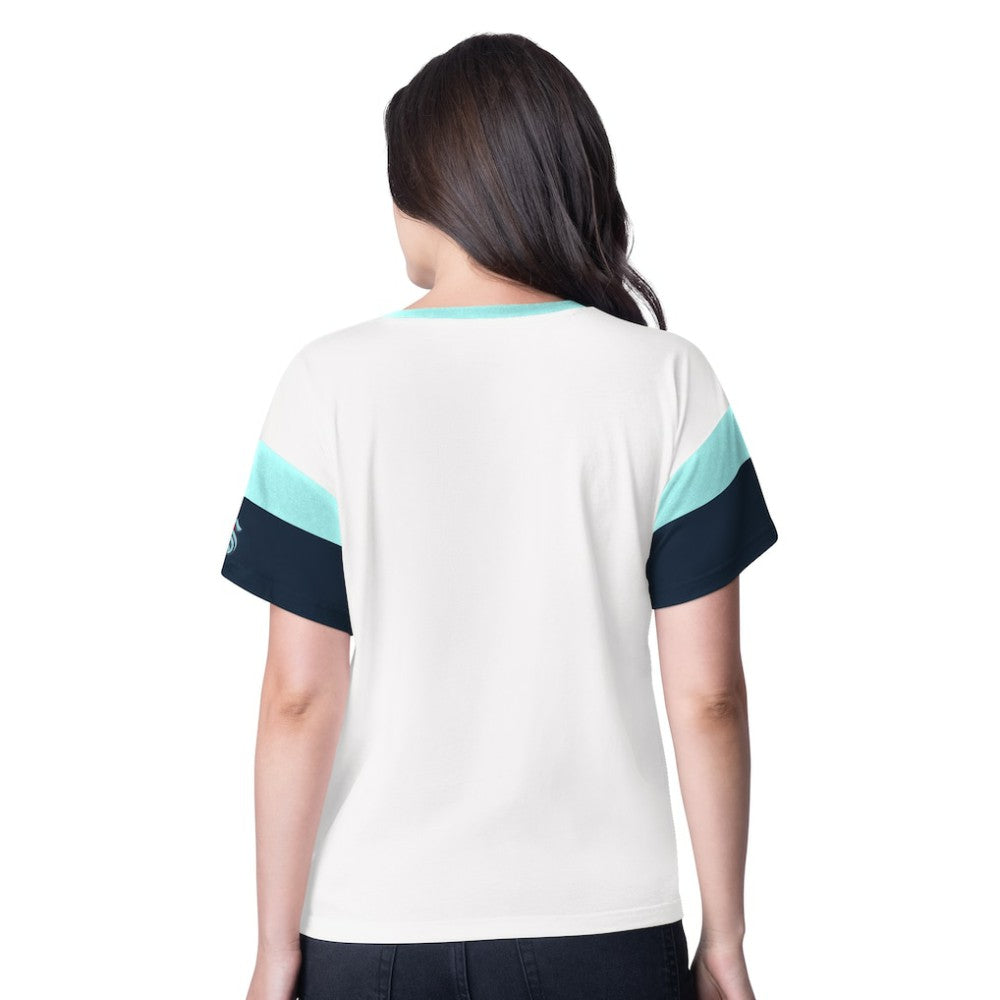 Seattle Kraken G-III 4Her by Carl Banks Women's Rink Oversized Rhinestone V-Neck T-Shirt -  NHL T-shirts