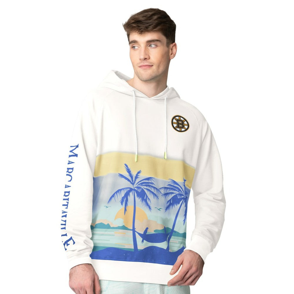 Boston Bruins Margaritaville Island Dream Peached Pullover Hoodie -  NHL Hoodies