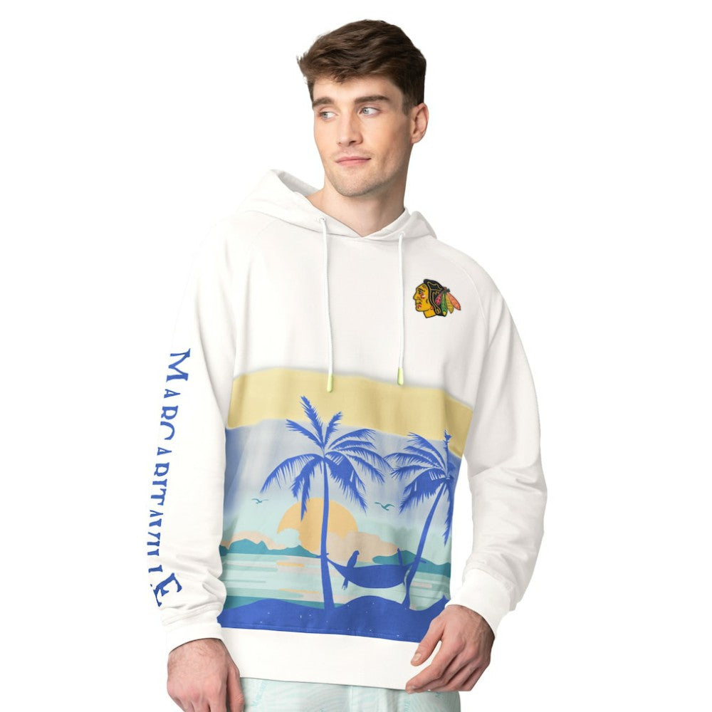 Chicago Blackhawks Margaritaville Island Dream Peached Pullover Hoodie -  NHL Hoodies