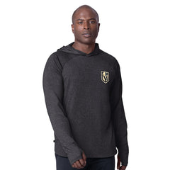 Vegas Golden Knights MSX by Michael Strahan Fast Track Raglan Long Sleeve Hoodie T-Shirt -  NHL T-shirts