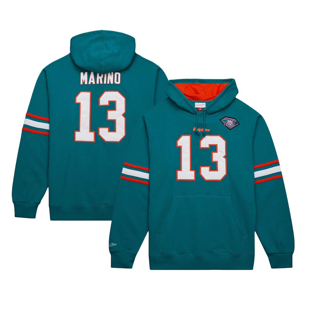 Miami Dolphins Dan Marino  Retired Player Name & Number Pullover Hoodie | NFL US