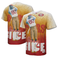 San Francisco 49ers Jerry Rice  Burst Retired Player T-Shirt | NFL Near me