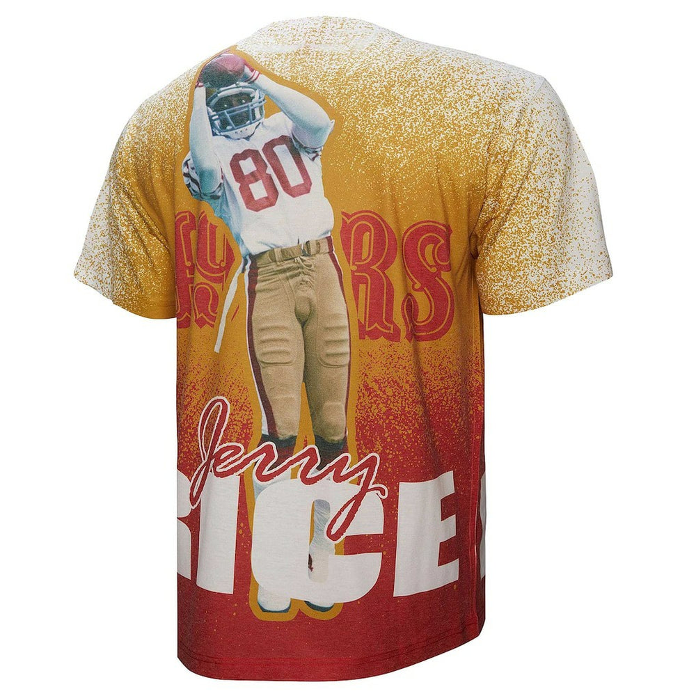 San Francisco 49ers Jerry Rice  Burst Retired Player T-Shirt | NFL Near me