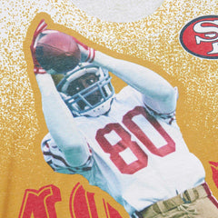 San Francisco 49ers Jerry Rice  Burst Retired Player T-Shirt | NFL Near me