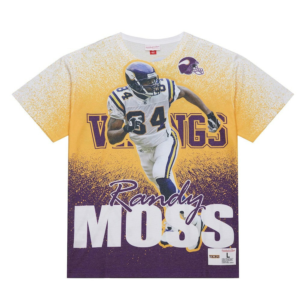 Minnesota Vikings Randy Moss  Burst Retired Player T-Shirt | NFL US