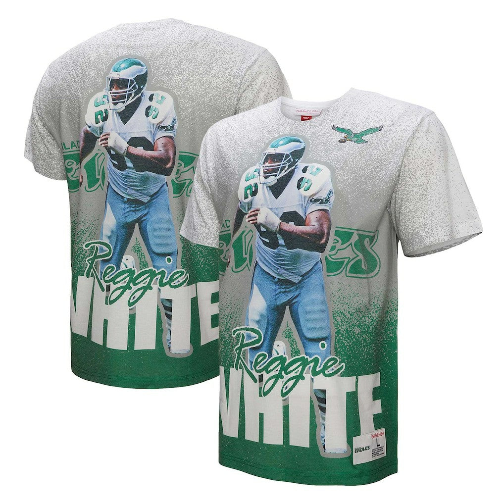 Philadelphia Eagles Reggie White  Burst Retired Player T-Shirt | NFL Sale