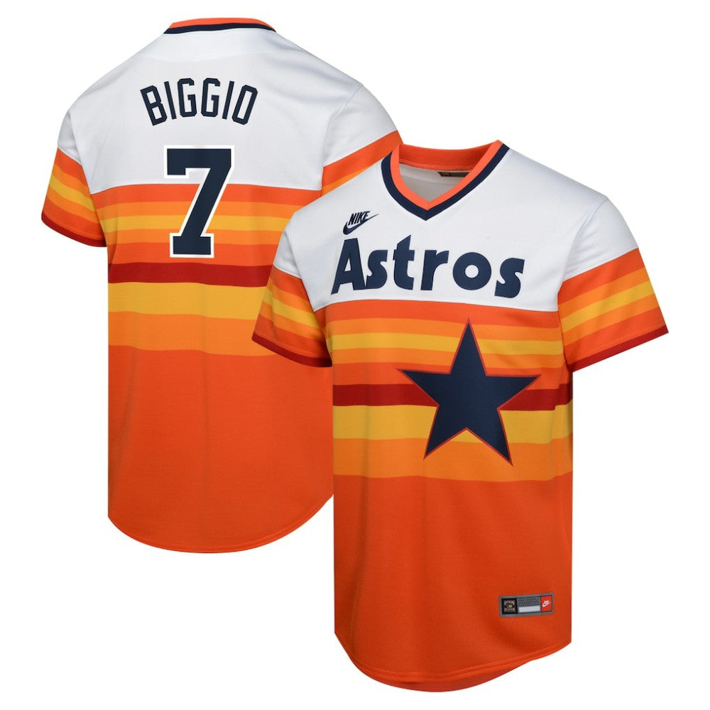 Craig Biggio Houston Astros Nike Youth Cooperstown Collection Limited Player Jersey - MLB Jerseys